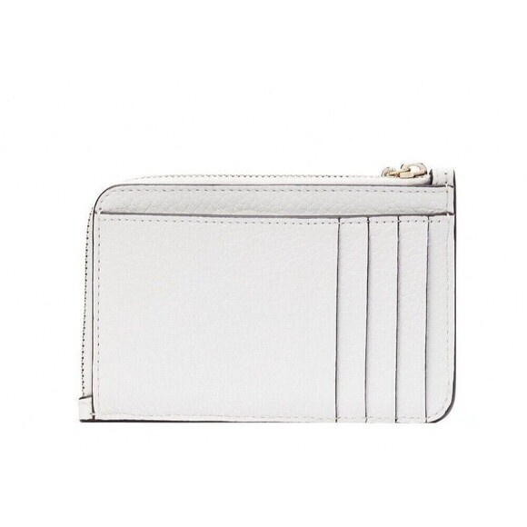 New Kate Spade Pride Medium L-zip Card Holder Rainbow White Dove - Picture 3 of 3